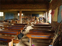 Eine Schule in Uganda